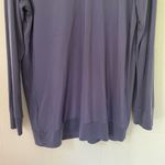 Gap Maternity Long Sleeve Drapey Blouse ~ Navy Purple, Modal ~ Women’s Size M Photo 4