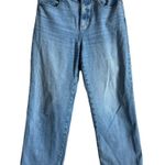 ZARA  Women’s Medium‎ Wash High Rise Wide Leg Baggy Jeans Blue Denim Size 8 Photo 0
