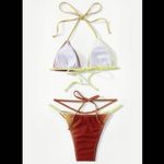 Boutique Red & Yellow, Ombre, Bikini Set Photo 2