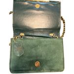 Vtg Claude Van Pelle Green Suede Leather Shoulder Crossbody Purse Photo 4