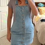 Forever 21 Jean Overalls Dress Photo 0