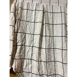 Lush Clothing Lush White Plaid Woman’s Long Sleeve V-Neck Top Size Medium Photo 9