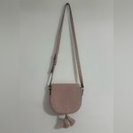 Victoria's Secret Y2K Blush Tan Crossbody Saddle Bag with Tassel Detail Photo 9