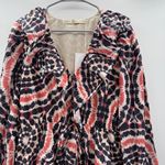 Marie Oliver  Blythe Tie-Dye‎ Ruffle Tiered Long Sleeve Midi Dress Sz S NEW Photo 2
