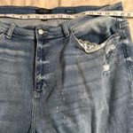 Judy Blue Size 24W Skinny Fit Distressed Bleach Splash Light Blue Jeans Stretch Photo 9