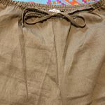 Sienna Sky Wide-Leg green track pants with beige Stripe pockets Photo 5