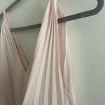 Elegant Peach and Pink Mini Dress Size M Photo 4