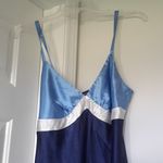 Jones New York  Blue Satin Nightgown SIZE S Photo 2
