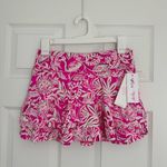Lilly Pulitzer  Aqualina Skort Luxletic PassionFruit Pink Absolutely Flamazing XS Photo 4