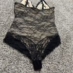 Ivory Ella Vorcy Lace Bodysuit for Women Tummy Control Backless Top V-Neck Shapewear Bodysuit Photo 5