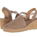 Toni Pons Espadrille Tremp Taupe Wedge Sandals Taupe Size 10 NWT Tan Photo 0