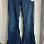 Free People  Dark Blue Flare Jeans Photo 0