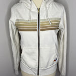 Aviator Nation  5 Stripe Full Zip Cream Hoodie XS Photo 0