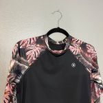 Hurley Rashguard Long Sleeve Swim Top Womens Size S Floral UPF 50+ Photo 2