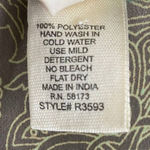 Raga Maxi Dress Rustic Romance Empire Waist Flowy Paisley Print Green NEW XS Photo 11