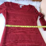 Max Studio  3/4 Sleeve BodyCon Ruffle Dress Size Medium Photo 8