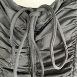 Jantzen  Womens Black One Piece Swimsuit Gathered front tie Bandeau 10 Photo 1