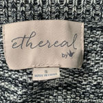 Ethereal  by Paper Crane Gray Long Fringe Cardigan Small Photo 8