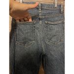 Reformation Jeans Sz 26 High Rise Straight Cropped Leg Women Ankle Fray Laguna Photo 4