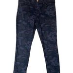 Tommy Hilfiger  Blue Camo Straight Leg Denim Casual Jeans Women Sz 10 Photo 0