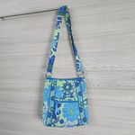 Vera Bradley Doodle Daisy Blue Green Floral Crossbody Quilted Bag Purse NWOT Photo 1