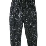 Vintage 80s Black Sequin Pants Photo 1