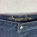 American Rag Womens Shorts Size 9 Dark Wash Denim Pleated Mid Rise Pocke… Photo 2