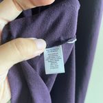Loft  Ann Taylor Purple Sleeveless Shift‎ Dress Womens Size M Pleated w/ Belt Photo 4