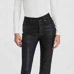 Good American ✨ Women's Good Classic Coated Sz 0/25 Pants✨ Photo 0