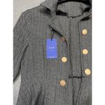 Women's Chouyatou Black and White Herringbone Blazer Size S Photo 3