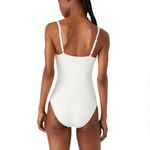 Kate Spade  Orange Scalloped Swimsuit M Photo 3