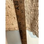 Ivory Ella Fab'rik Smocked Floral Top Cream Puff Sleeves Ivory Beige Size L Photo 6