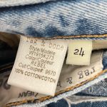 Rag and Bone  Women's Blue Heavy Rips Rolled Hem Distressed Denim Shorts‎ Size 24 Photo 8