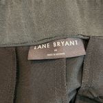 Lane Bryant  Straight High Rise Flat Front Trouser Slacks Dress Pants Black Sz 16 Photo 6