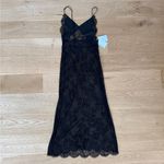 Swim by Di Cover Up Long Lace Dress Size XS Black Photo 4