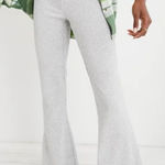 Aerie  NWT Tall Groove-On Velour High Waisted Flare Pant in Medium Heather Gray Photo 0
