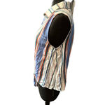 All in Favor  striped blouse‎ w. tie front - size small Photo 1