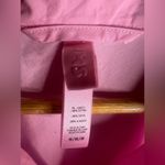 SKIMS  Pink Button Down Long Sleeve Poplin Button Shirt Pink M Oversized Sleep. Photo 7