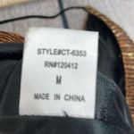 Cotton Candy Gold Metallic Crop Top Size Medium Photo 8