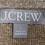 J.Crew  Sweater Shell with Buttons in Merino-Linen Blend Sz L Photo 3
