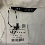 ZARA Shirt Casual Versatile Soft Breathable Fabric Classic White Women’s M NWT Photo 2