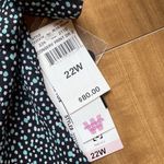 Danny & Nicole  floral‎ button front blouse size 22W new workwear feminine career Photo 2