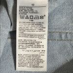 Old Navy ON OG Straight High Rise Blue Jean Shorts Distressed Secret Smooth Pockets Sz 10 Photo 4