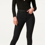 Good American  Good Legs Raw Hem Jeans in Black184 Style GLRH419T Photo 0