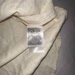 Divided H&M - Linen Blend Women's Button Shirt Long Sleeve Cream Size XL Photo 4