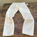 Ralph Lauren  Polo The Callen high rise white jeans NWT size 27 Buttonfly Photo 7