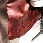 Vintage 1960s Brown Faux Fur Coat Open Front Formal Union Made Size Medium Photo 7