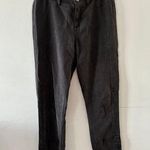 Anthropologie  Pants Women's 26 Charcoal Corduroy Button Ankle Skinny Utility Photo 0