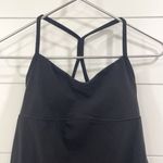 Athleta  Black Vinyasa Support Tank Top Size Small Photo 4