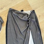 NBD  - Amryn Crop Top & Slit Maxi Skirt in Black & Nude Photo 2